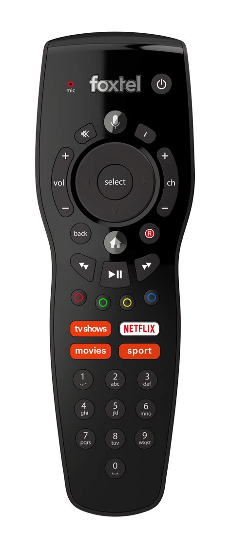 17 FOXTELPVRopmaak 15-02-2006 0950 Pagina 18 POWER Allocation When in AV Mode, the FOXTEL iQ Remote can be programmed to control the power of the television, amptuner or DVDVCR. . Foxtel iq5 remote manual